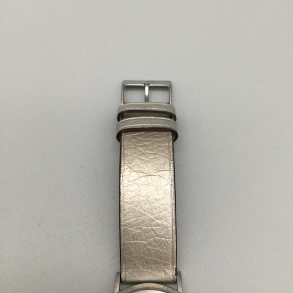 Coach Perry Watch Women 36mm Silver Tone Champagne Leather Band New Battery main image 6